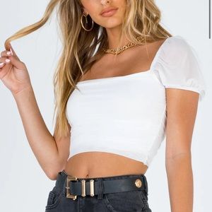Princess polly city lights crop top